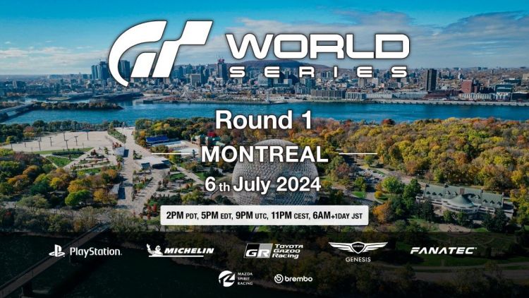  - Runde 1 der Gran Turismo World Series 2024 wird am Samstag, 6. Juli, in Montreal ausgetragen