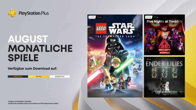  - Monatliche PlayStation Plus-Spiele fr August 2024