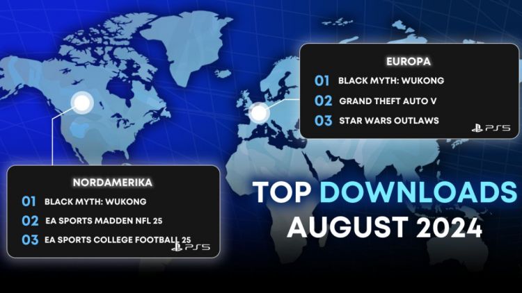  - PlayStation Store: Die Top-Downloads im August 2024