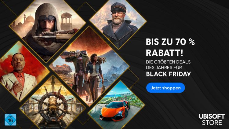  - Black Friday Sale im Ubisoft Store gestartet