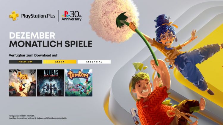  - Monatliche PlayStation Plus-Spiele fr Dezember 2024